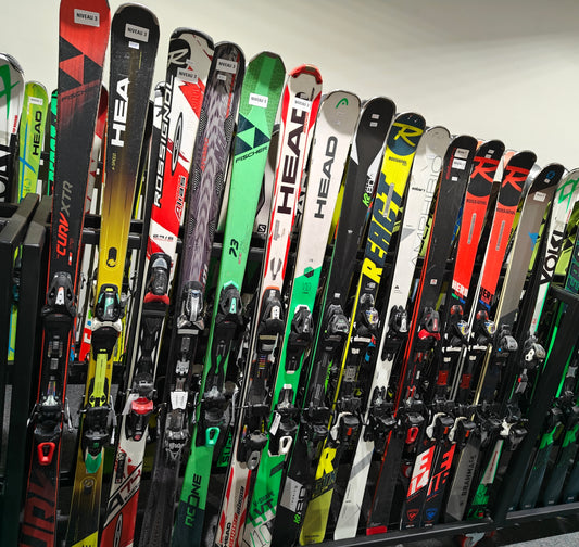 Rek 12: ski's gebruikt tussen 166 - 178 cm