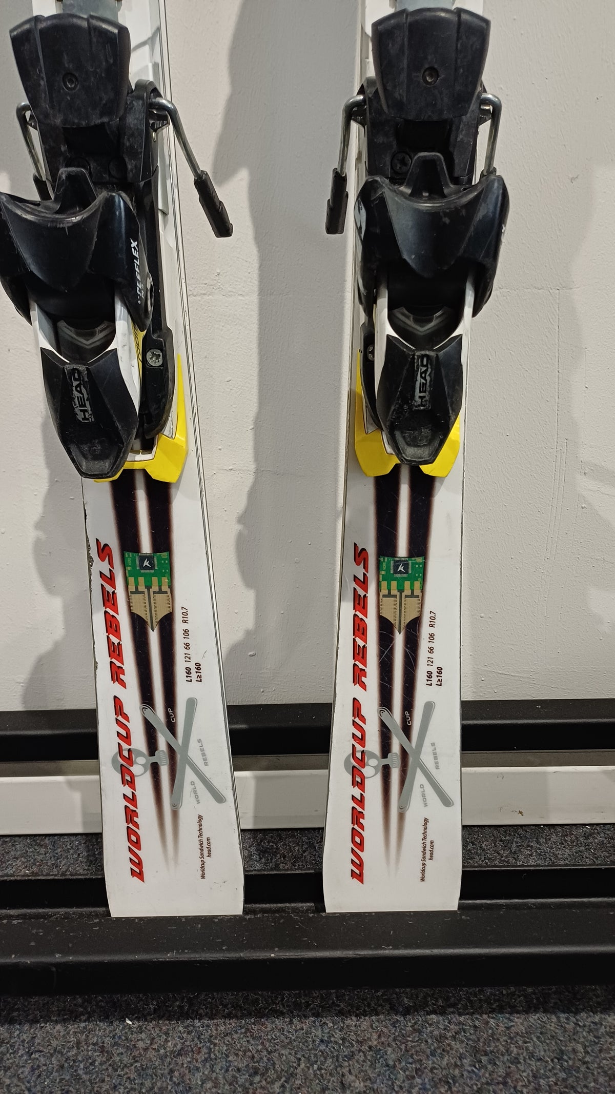 Head worldcup rebels 160 cm