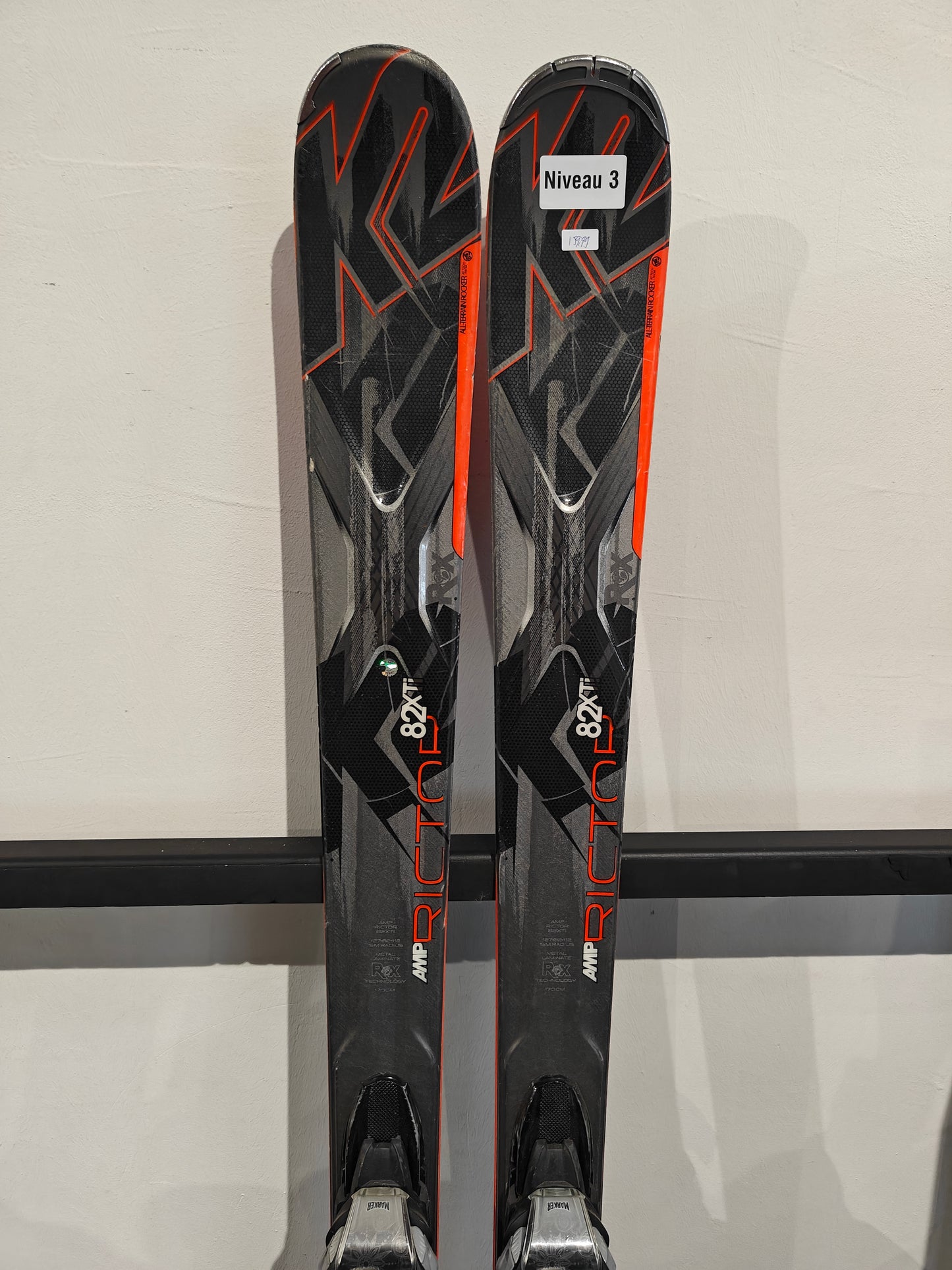 K2 AMP rictor 82 xti 170 cm